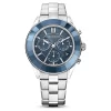Swarovski Octea Lux Sport Watch Swiss Made, Metal Bracelet, Blue, Stainless Steel