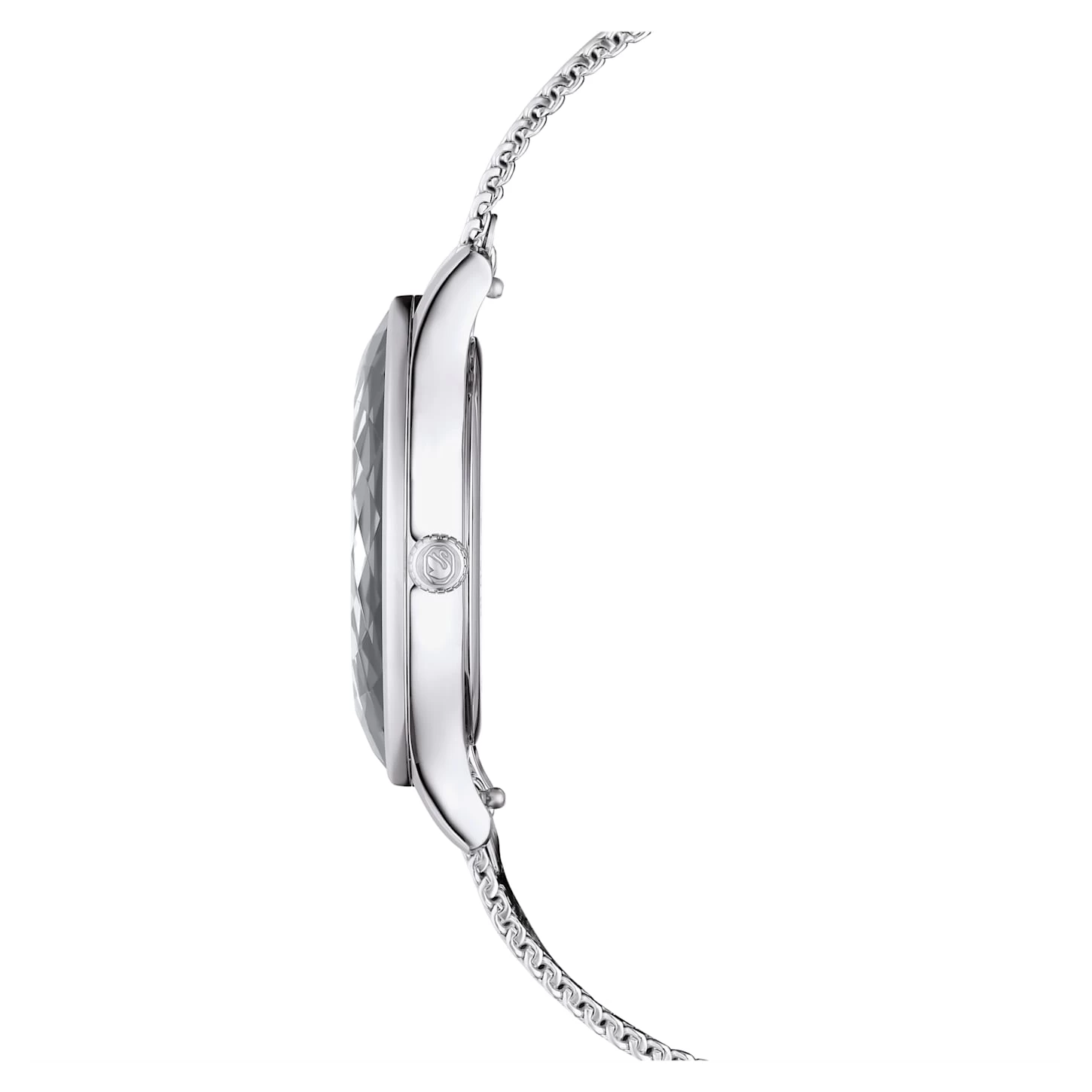 Swarovski Octea Nova Watch Swiss Made, Metal Bracelet, Black, Stainless Steel - Image 6