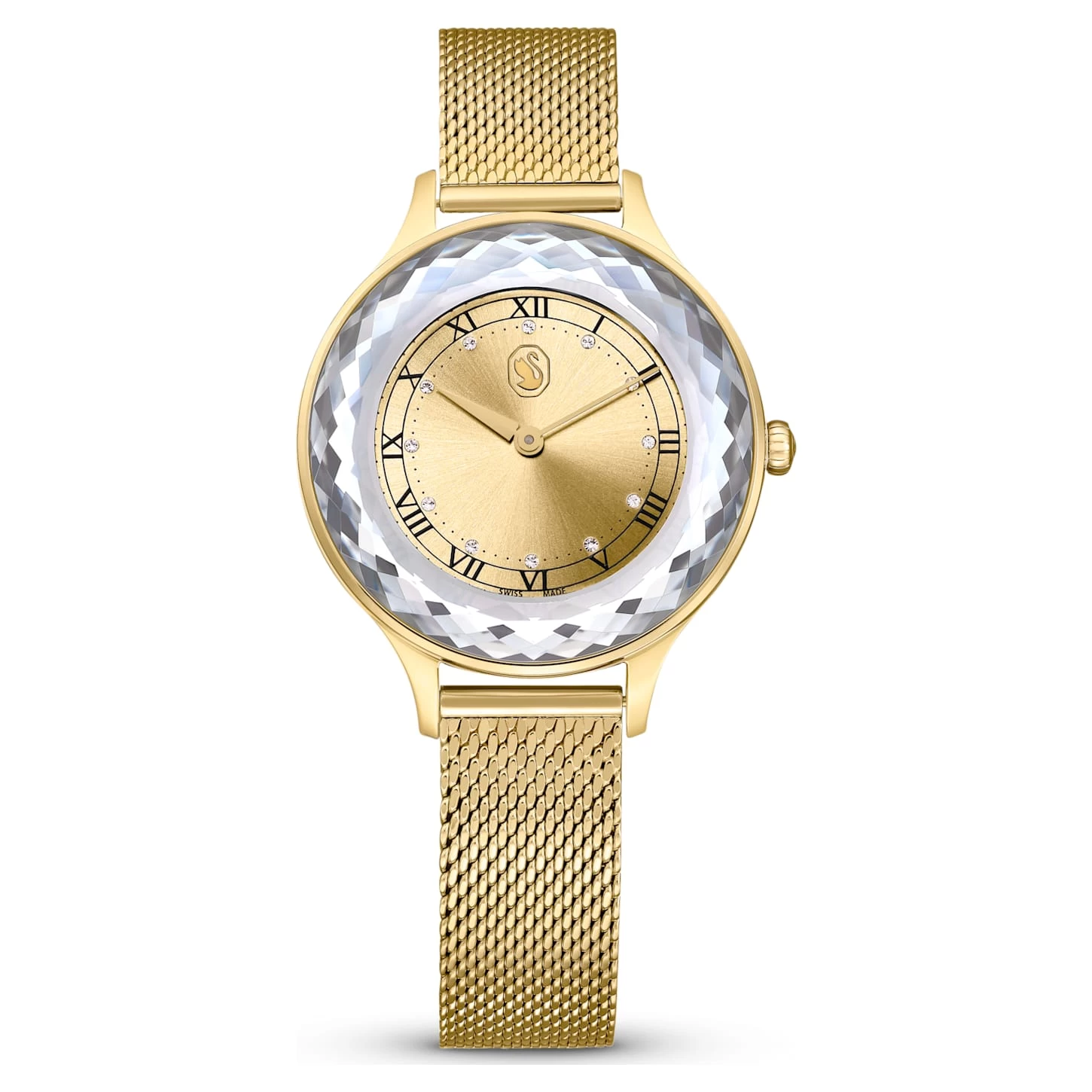 Swarovski Octea Nova Watch Swiss Made, Metal Bracelet, Gold Tone, Gold-tone Finish - Image 2