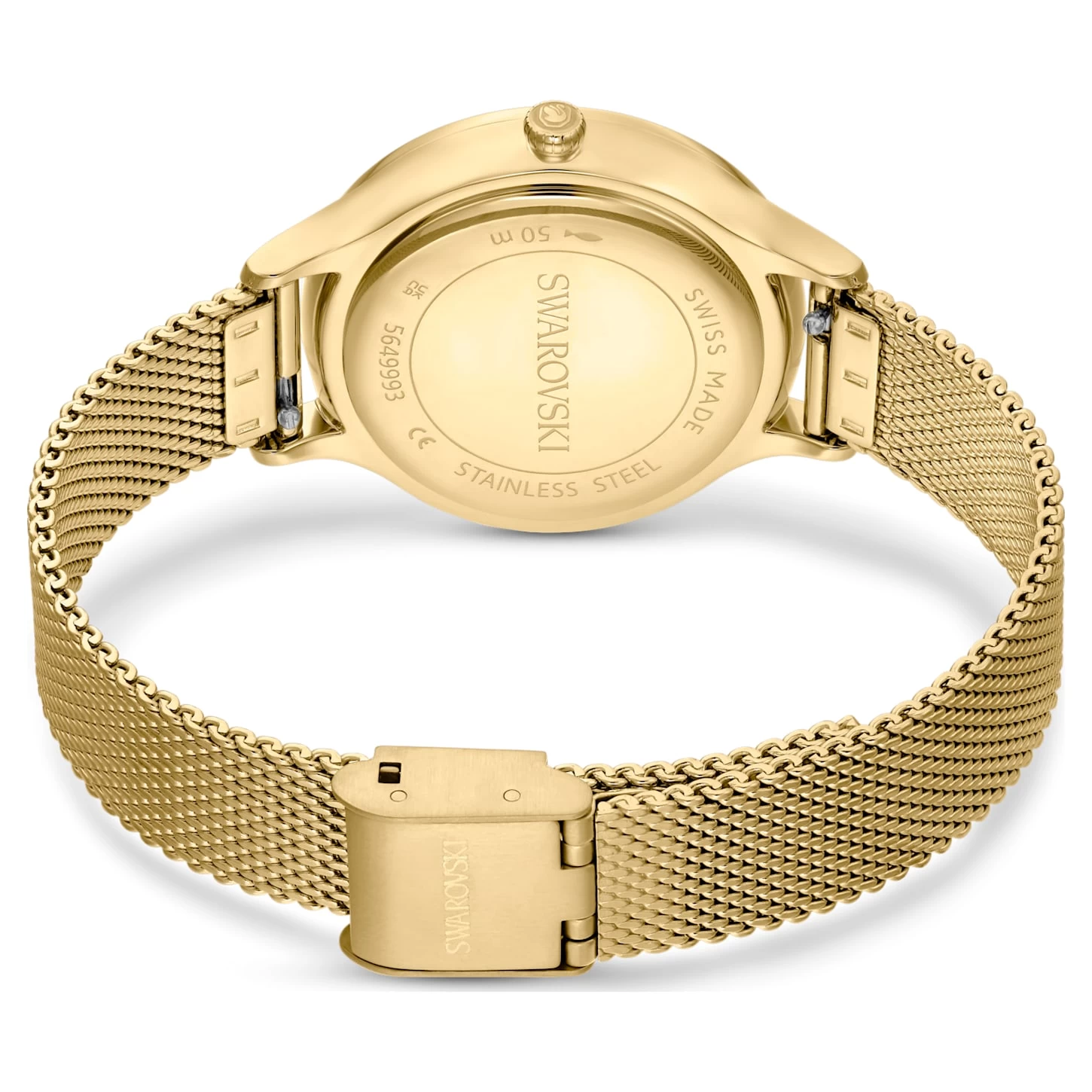 Swarovski Octea Nova Watch Swiss Made, Metal Bracelet, Gold Tone, Gold-tone Finish - Image 4