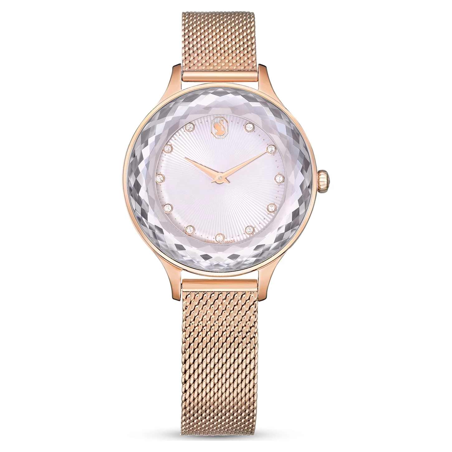 Swarovski Octea Nova Watch Swiss Made, Metal Bracelet, Rose Gold Tone, Rose Gold-tone Finish - Image 2