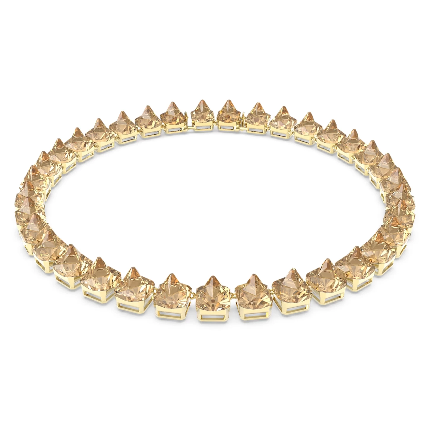 Swarovski Ortyx Necklace Pyramid Cut, Gold Tone, Gold-tone Plated - Image 2
