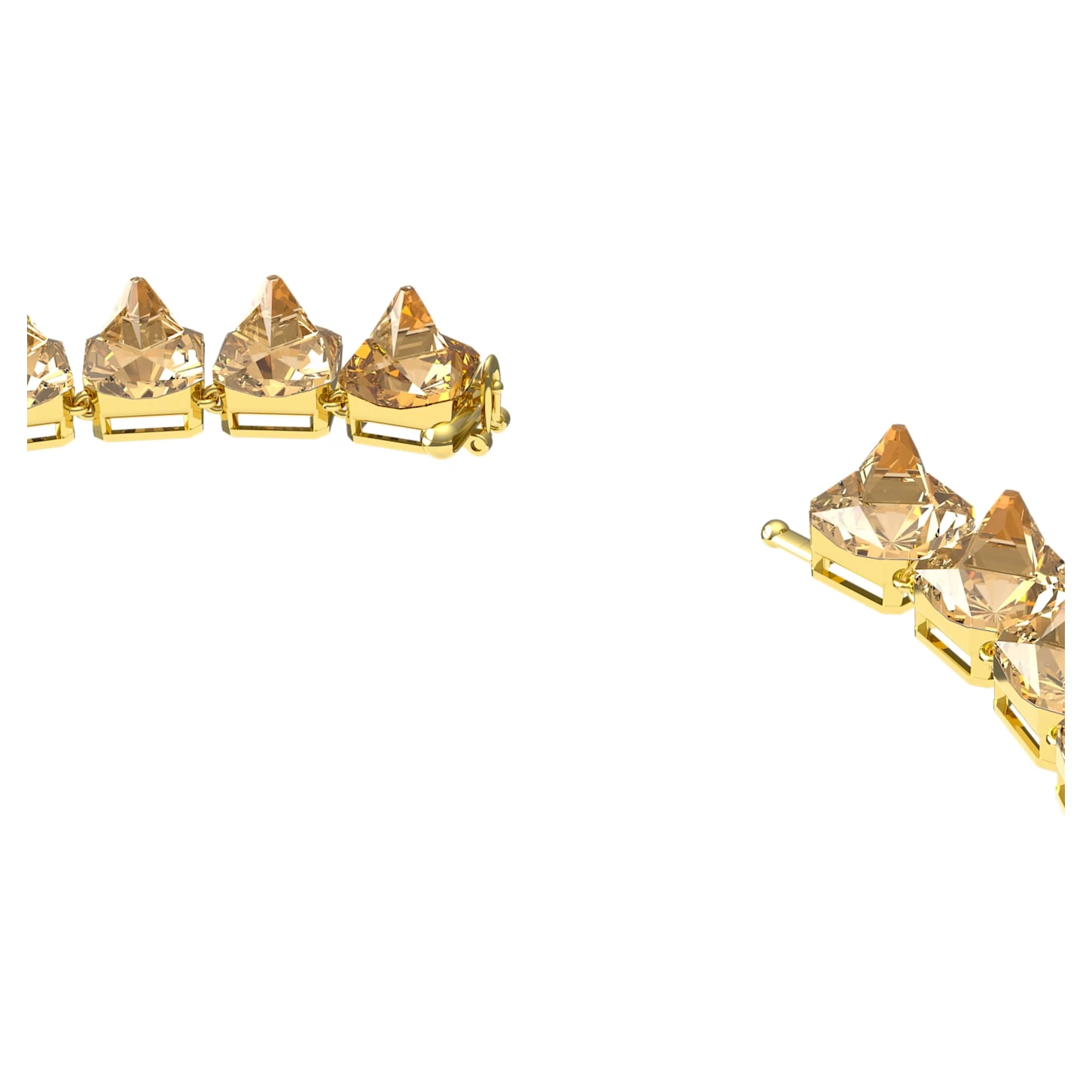 Swarovski Ortyx Necklace Pyramid Cut, Gold Tone, Gold-tone Plated - Image 4