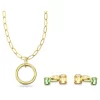 Swarovski Pod Jewelry Multicolored, Gold-tone Plated