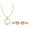 Swarovski Pod Jewelry Pink, Gold-tone Plated