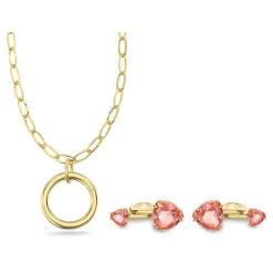 Swarovski Pod Jewelry Pink, Gold-tone Plated