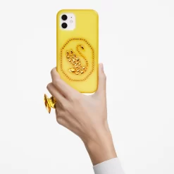 Swarovski Smartphone Case Swan, IPhone® 13 Pro Max, Yellow