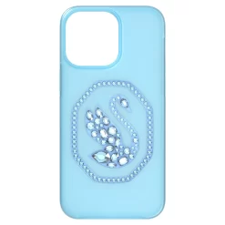 Swarovski Smartphone Case Swan, IPhone® 14 Pro Max, Blue