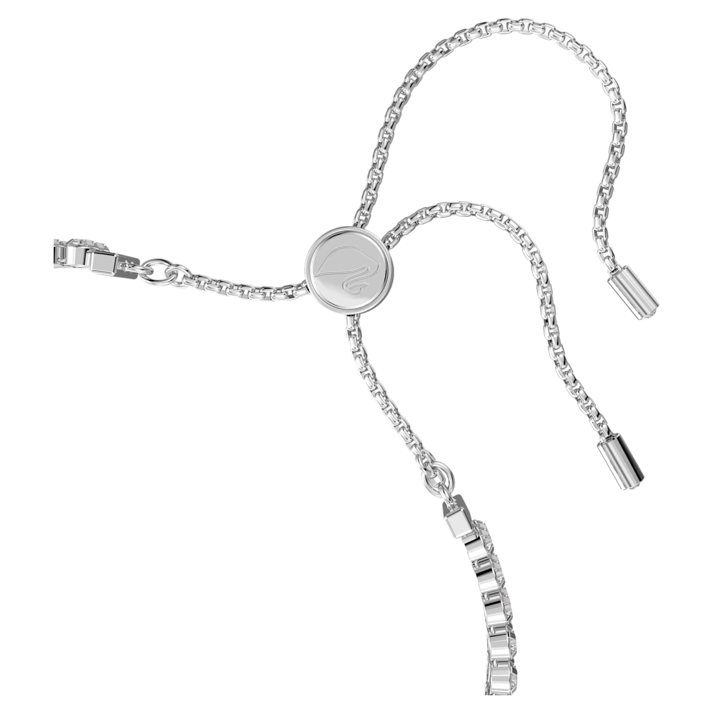 Swarovski Subtle Bracelet Round Cut, White, Rhodium Plated - Image 4