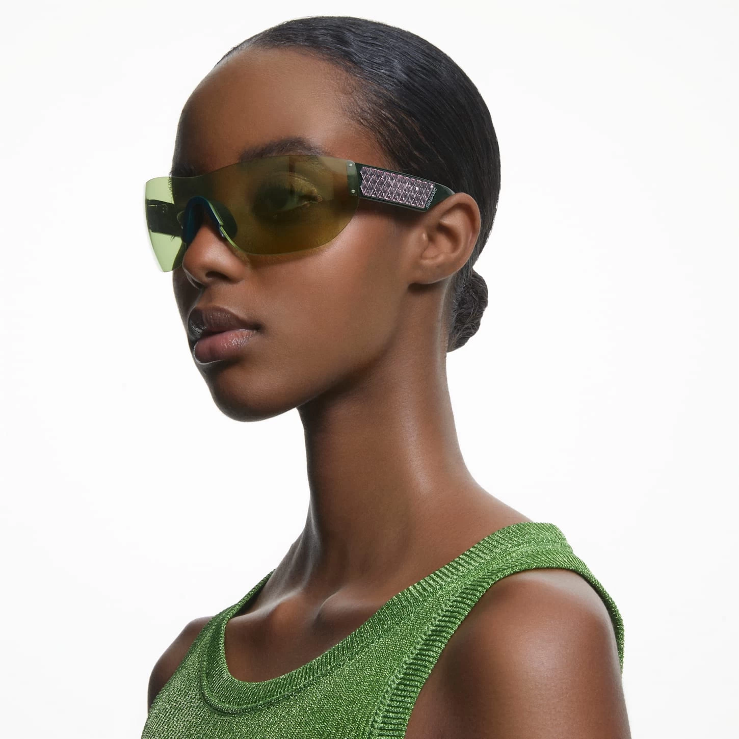 Swarovski Sunglasses Mask, Gradient Tint, SK0364 98Q, Multicolored