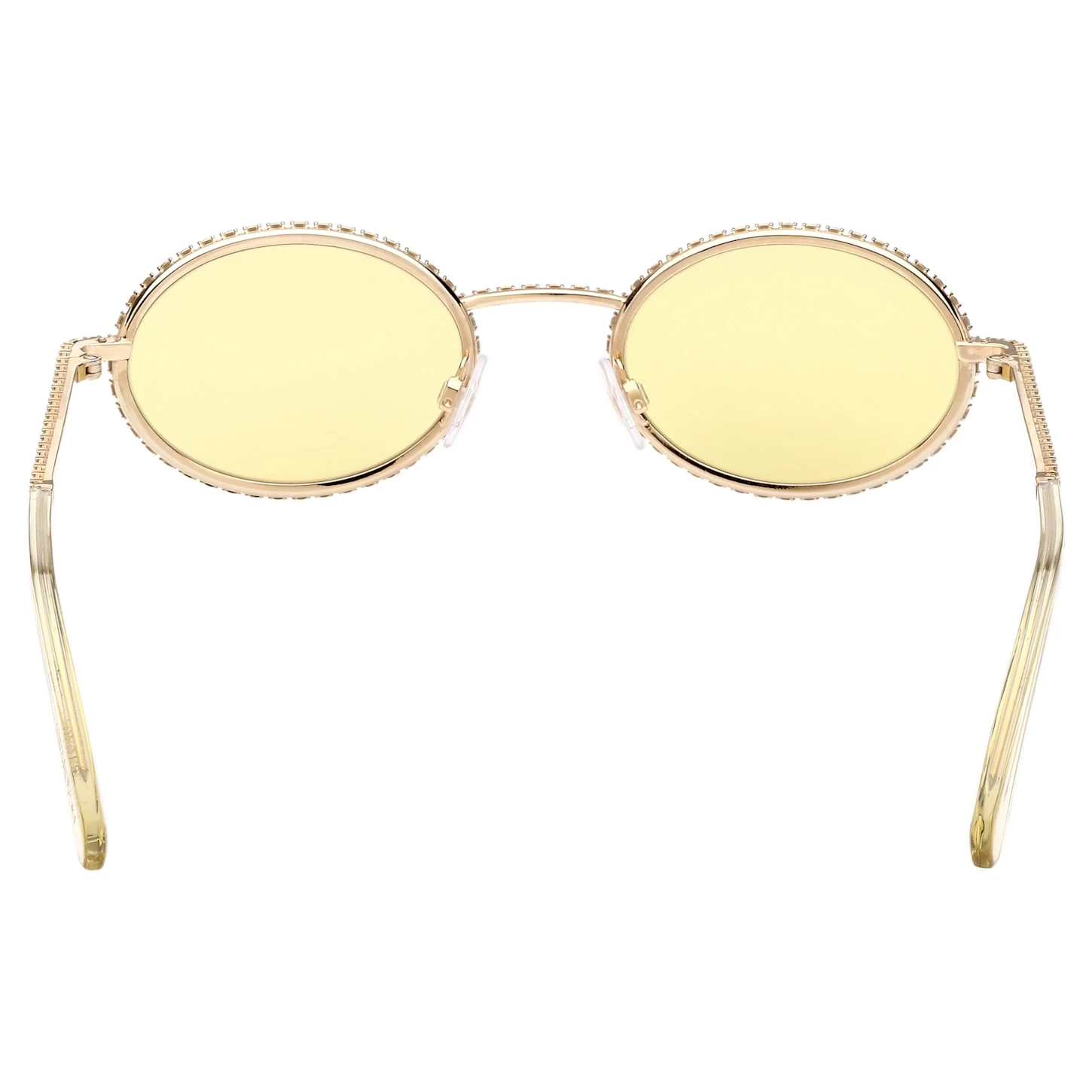 Swarovski Sunglasses Oval Shape, Pavé, SK0340 32L, Yellow - Image 6