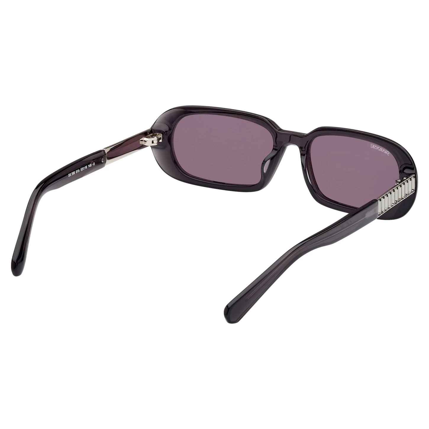 Swarovski Sunglasses SK0388 01A, Black - Image 7
