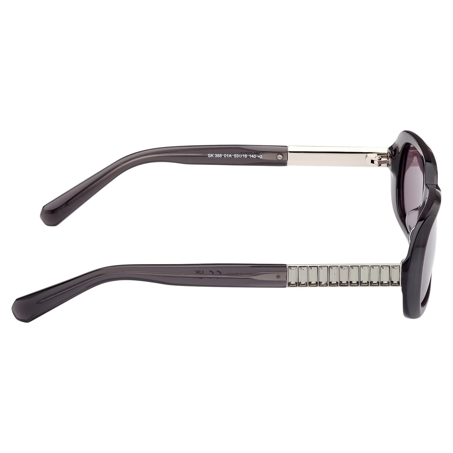 Swarovski Sunglasses SK0388 01A, Black - Image 8