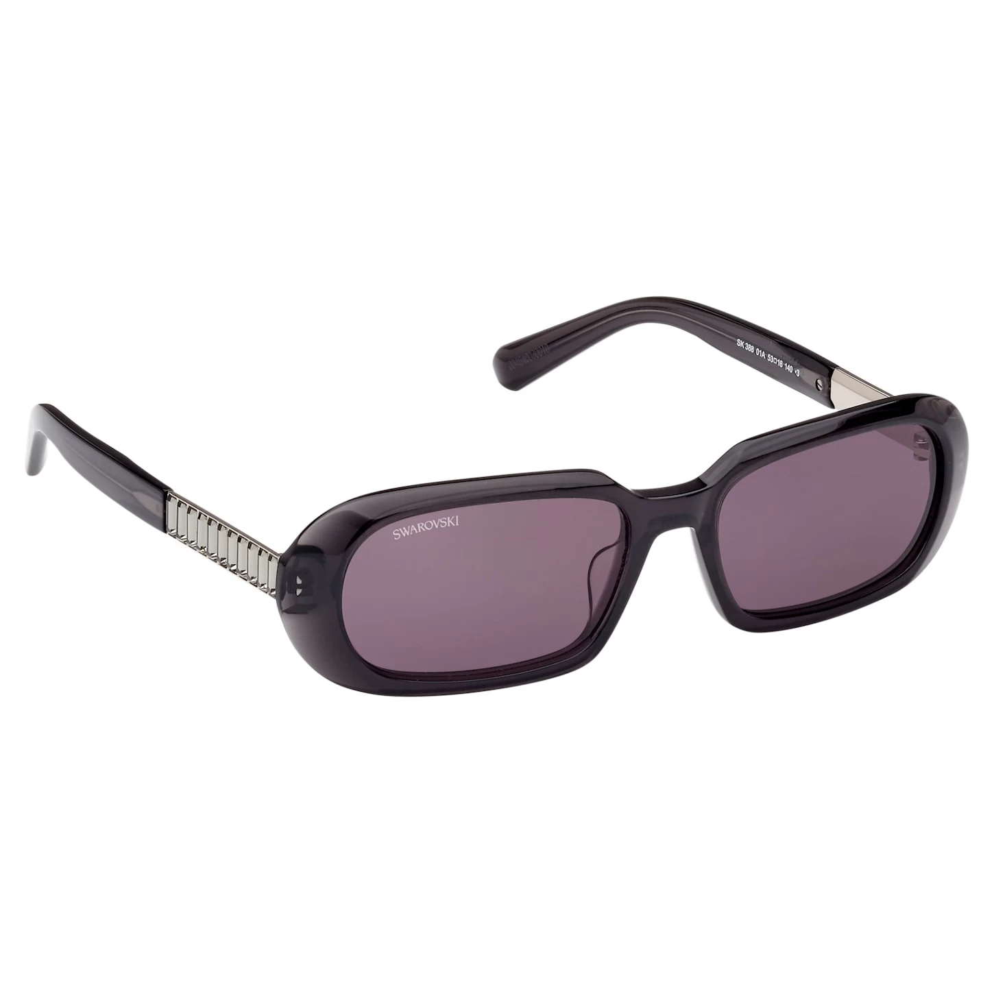 Swarovski Sunglasses SK0388 01A, Black - Image 9