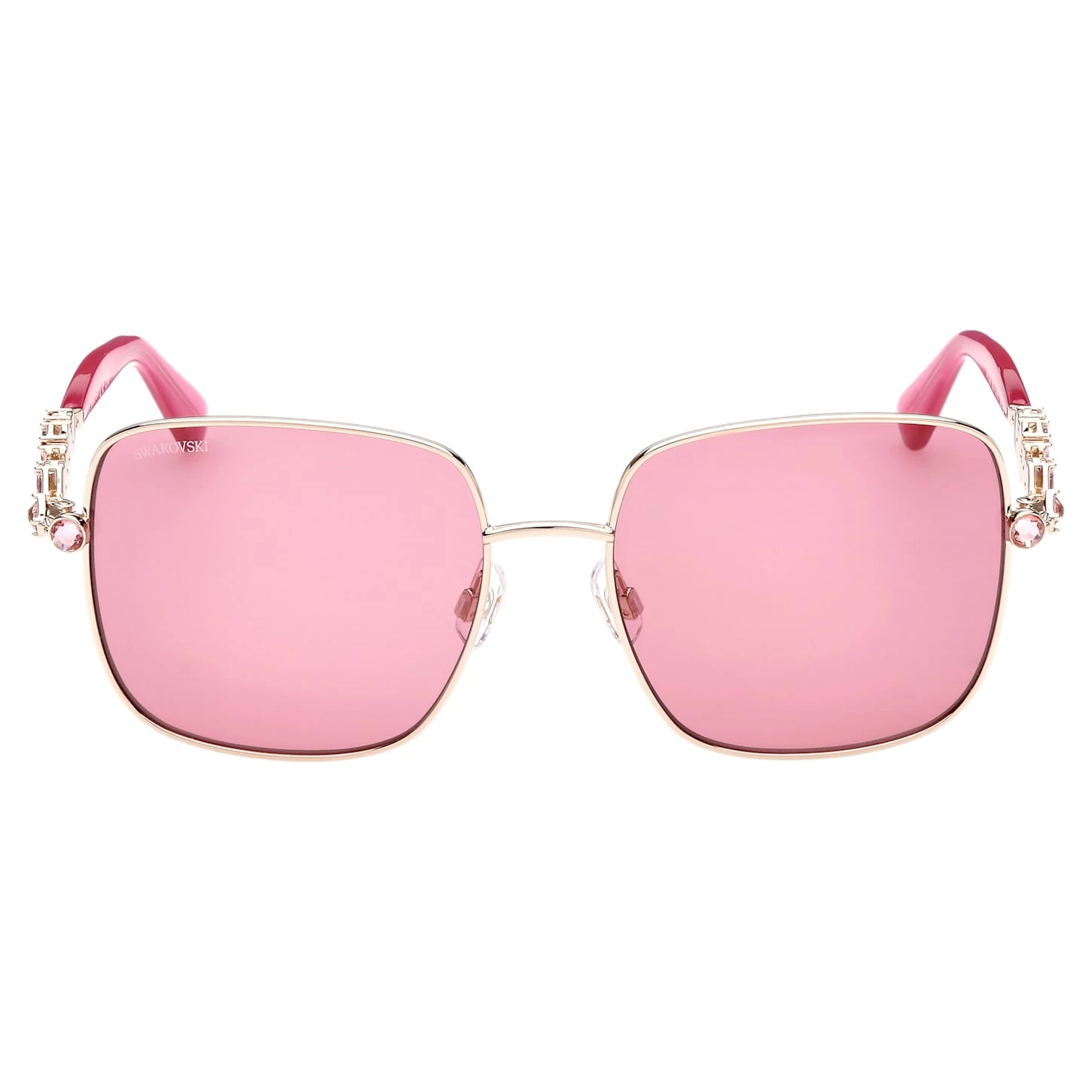 Swarovski Sunglasses Square Shape, SK0358 32S, Pink - Image 3