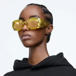 Swarovski Sunglasses Statement, SK0335 32U, Gold Tone