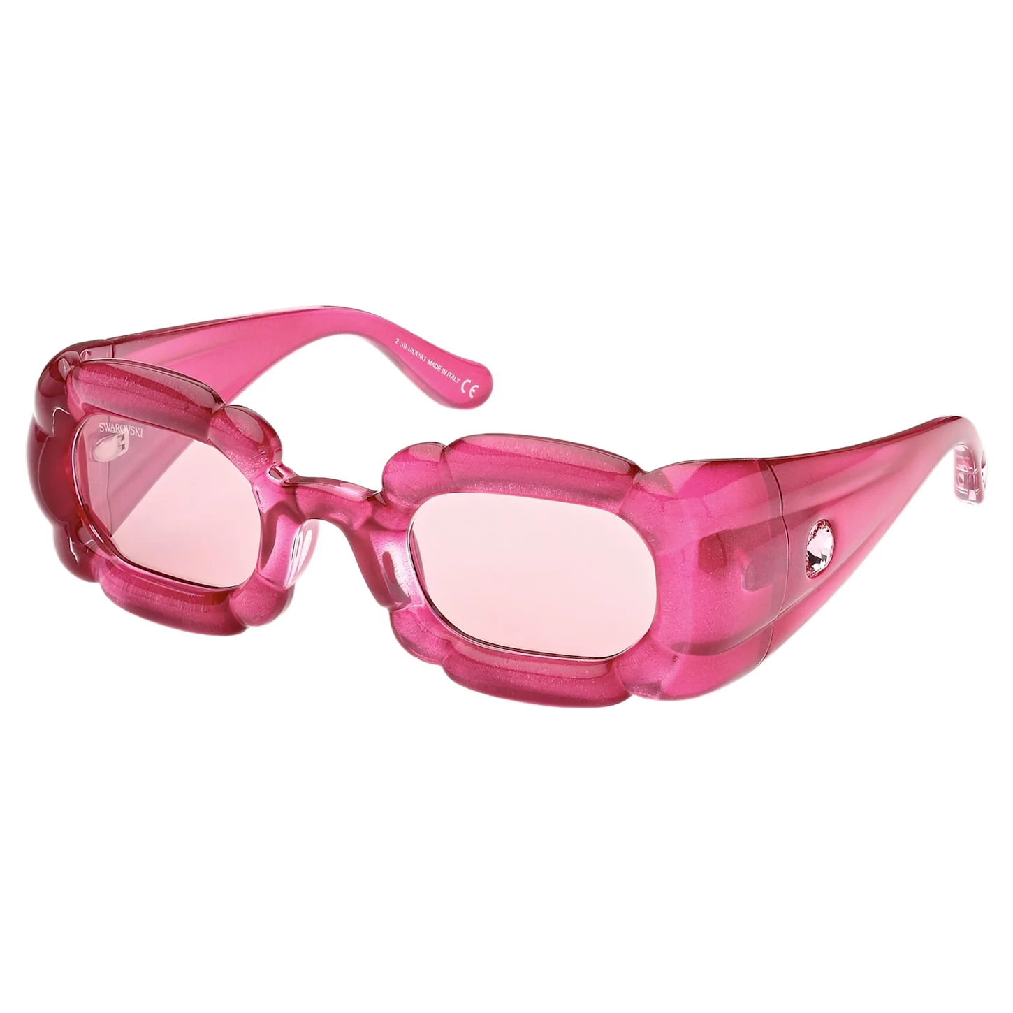 Swarovski Sunglasses Statement, SK0335 72U, Pink - Image 2