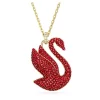 Swarovski Iconic Swan Pendant Swan, Large, Red, Gold-tone Plated