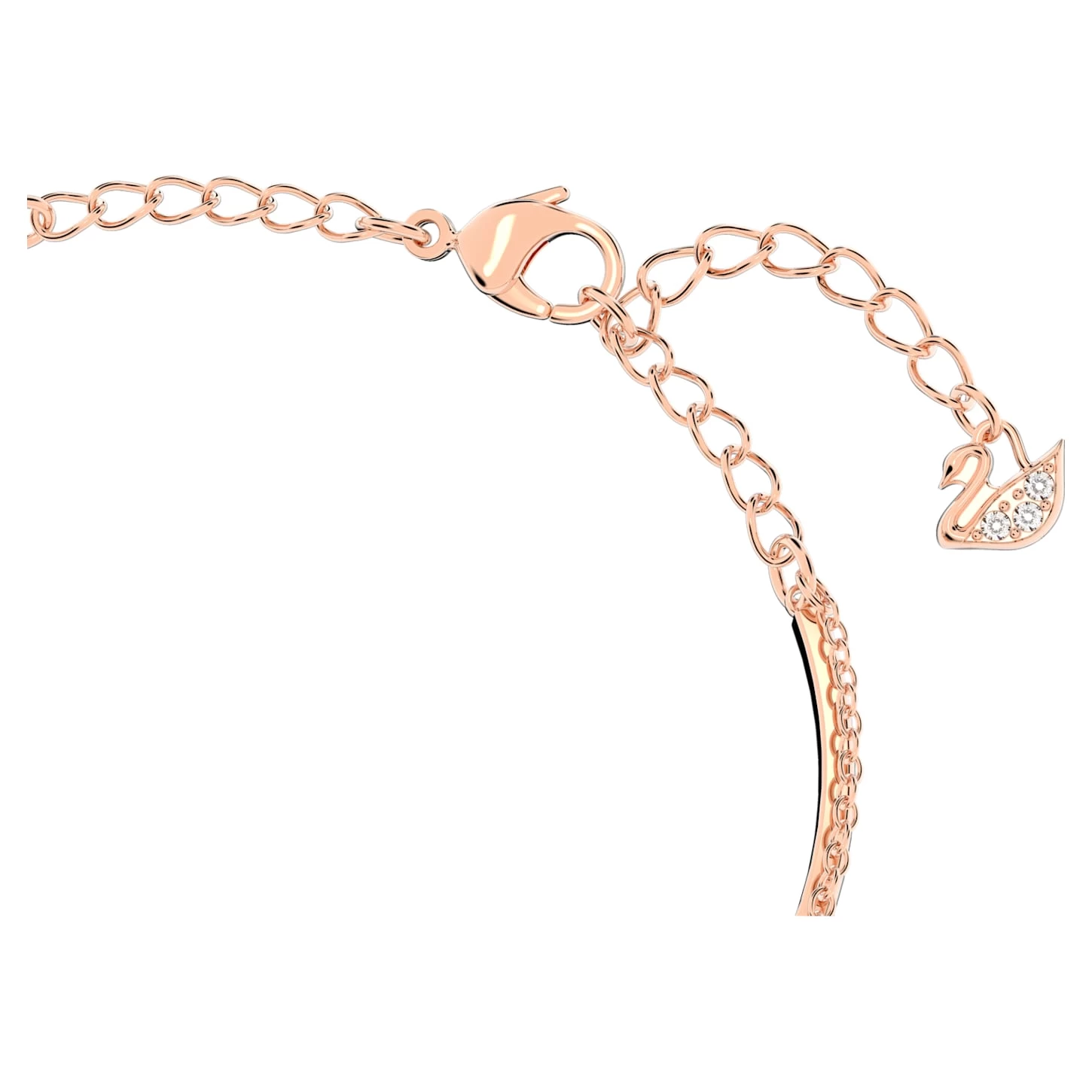 Swarovski Infinity Bangle Infinity, White, Rose Gold-tone Plated - Image 4