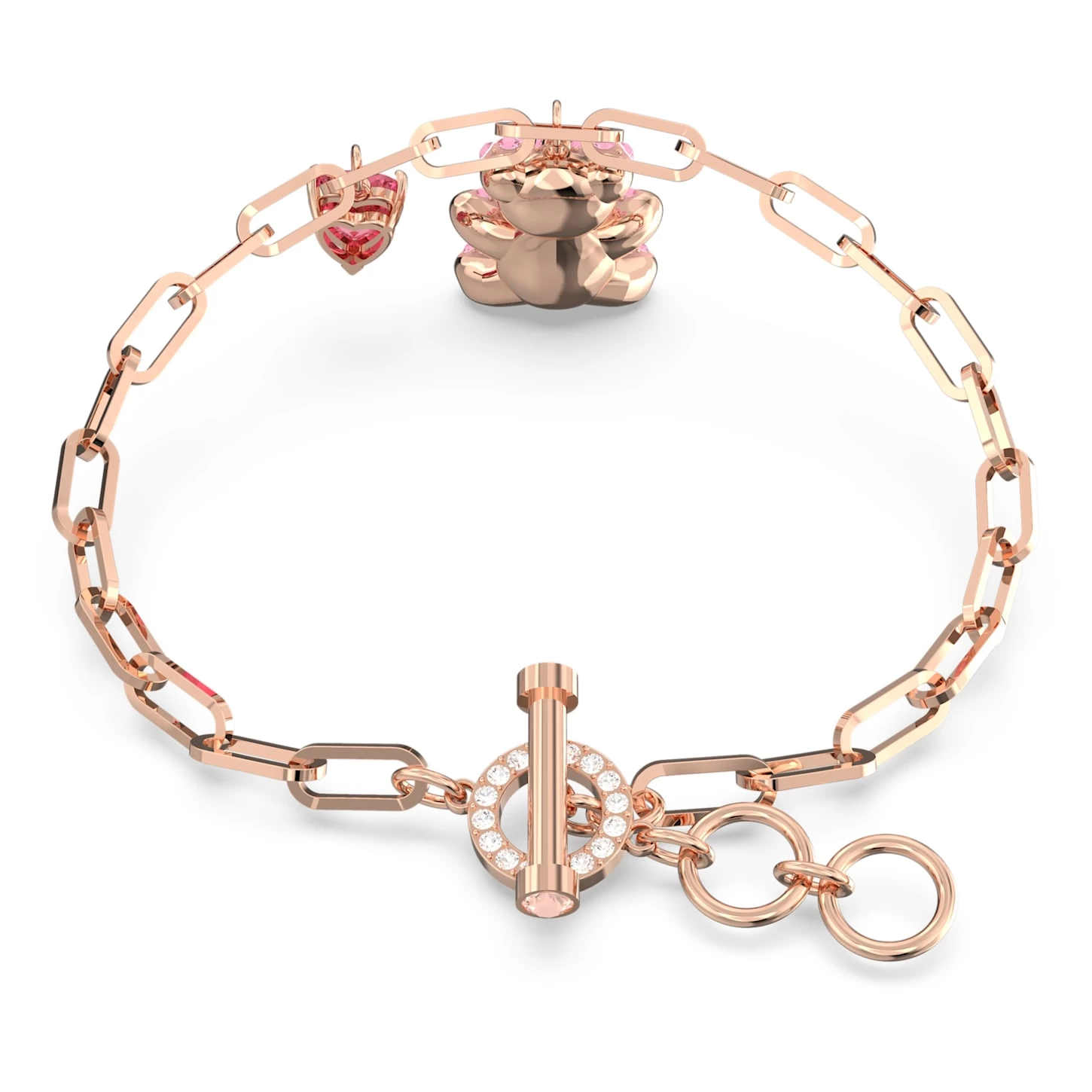 Swarovski Teddy Bracelet Bear, Pink, Rose Gold-tone Plated - Image 6