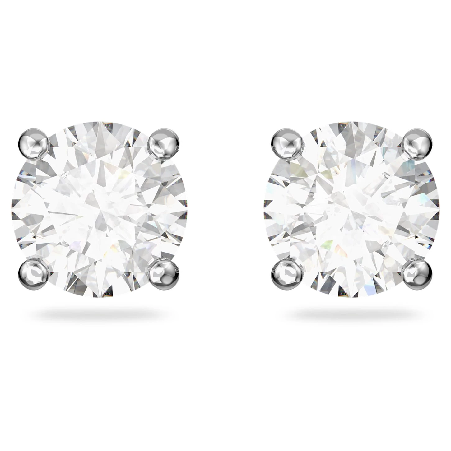 Swarovski Tennis Deluxe Set Round Cut, White, Rhodium Plated - Image 6