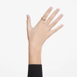 Swarovski Thrilling Ring Mixed Cuts, White, Gold-tone Plated