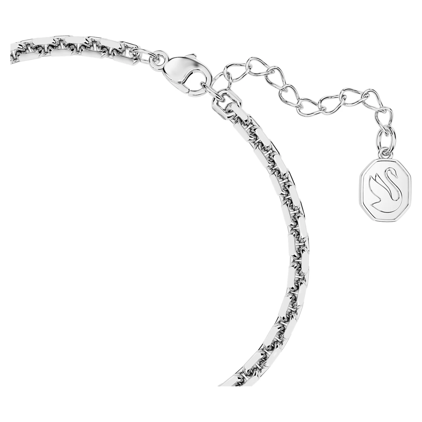 Swarovski Volta Bracelet Heart, White, Rhodium Plated - Image 4