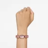 Swarovski Watch Octagon Cut Bracelet, Pink, Rose Gold-tone Finish