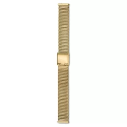 Swarovski Watch Strap 13 Mm (0.51") Width, Metal, Gold Tone, Gold-tone Finish