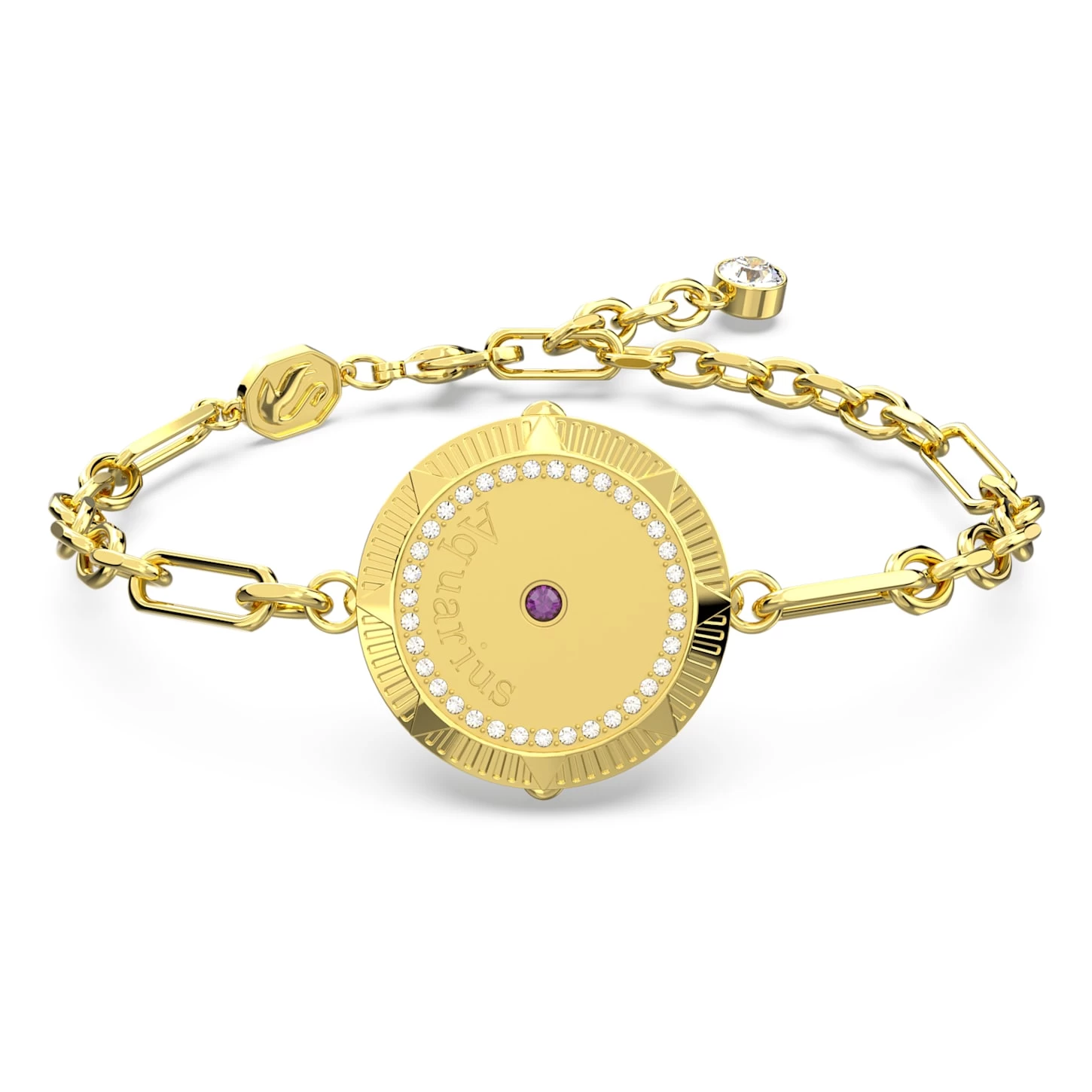 Swarovski Zodiac Bracelet Aquarius, Gold Tone, Gold-tone Plated - Image 5